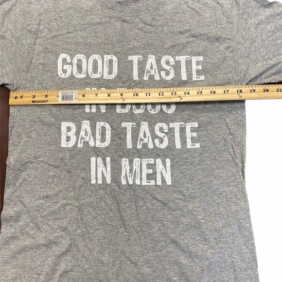 Fruit Of The Loom Women's Gray Graphic T-Shirt Size M Short Sleeves Cotton - Picture 3 of 4